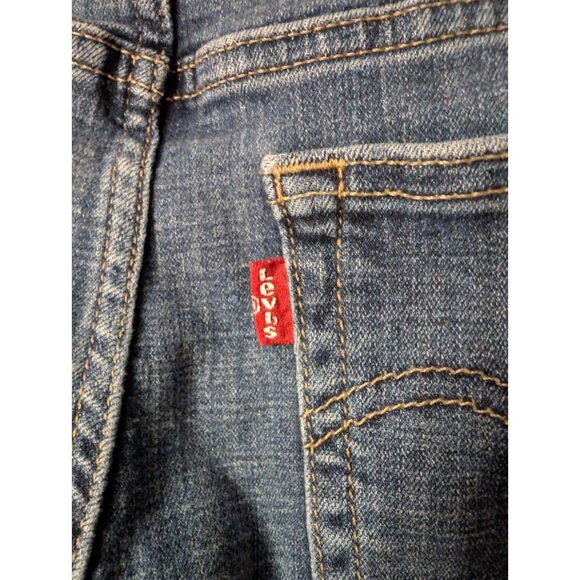 Levi's Women's Boyfriend Jeans Size 33 Mid-Rise Stretch Cropped - Picture 4 of 7